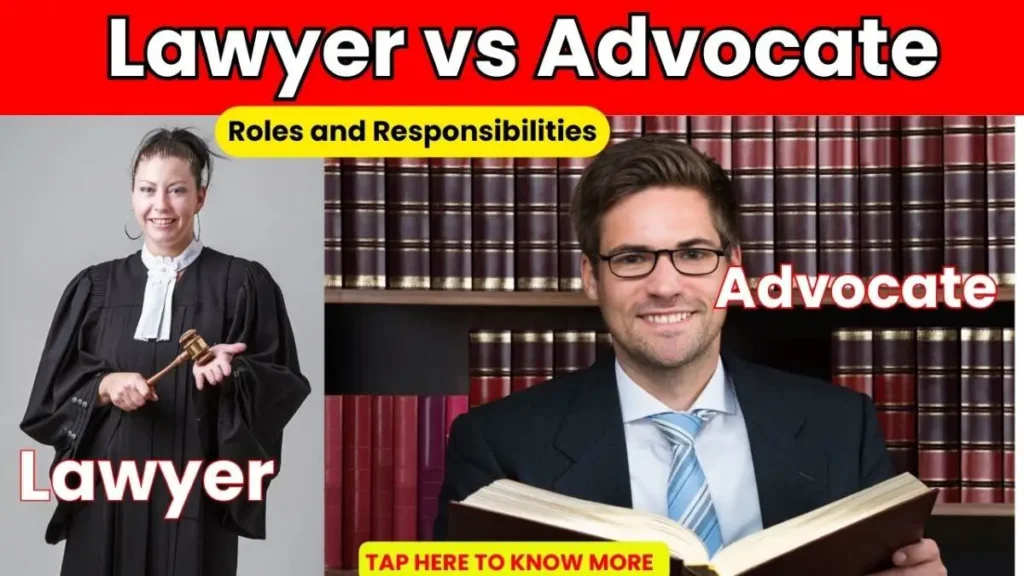 Lawyer vs Advocate